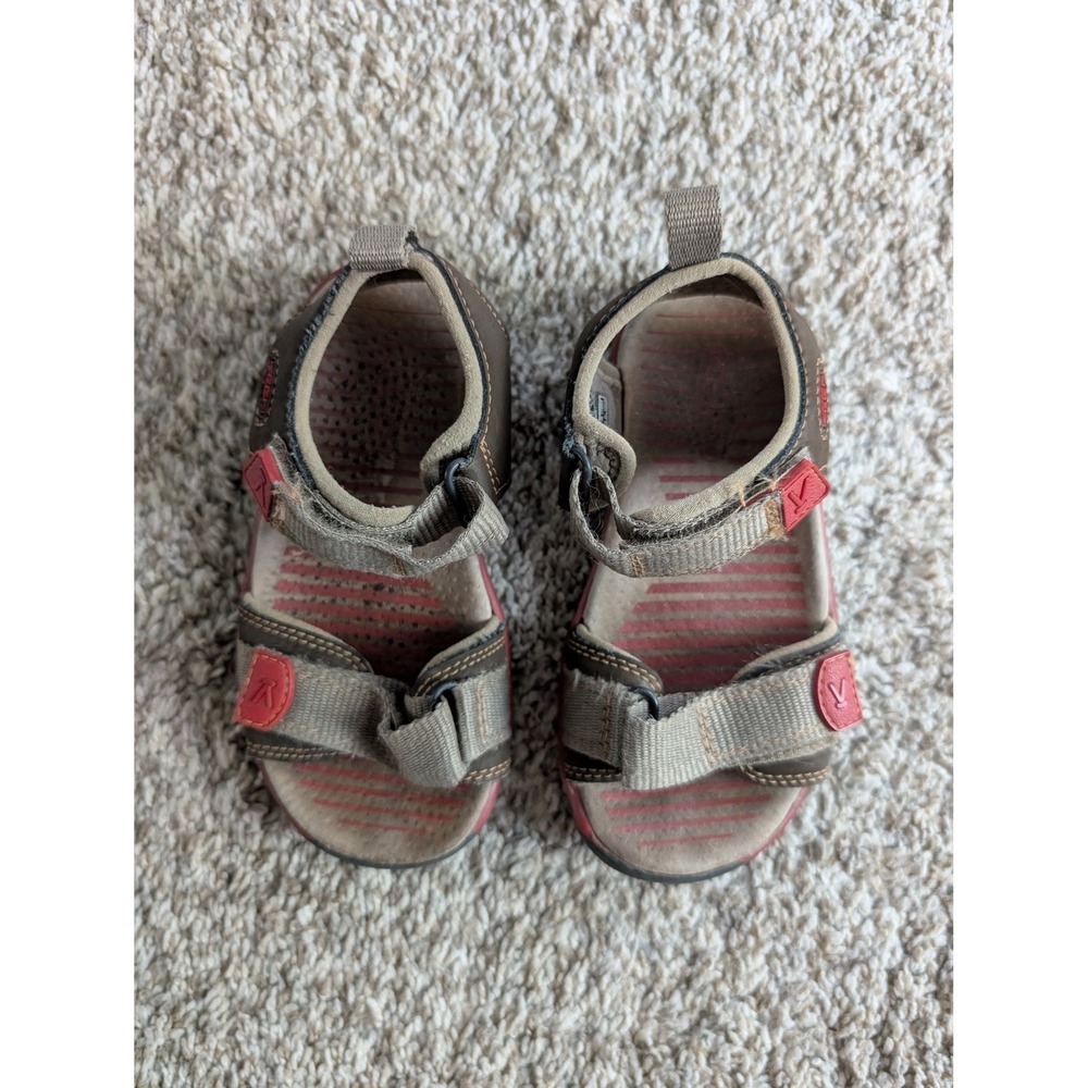 Keen Sport Sandals Kids 10 Brown Adjustable Straps Outdoor Hiking Adventure